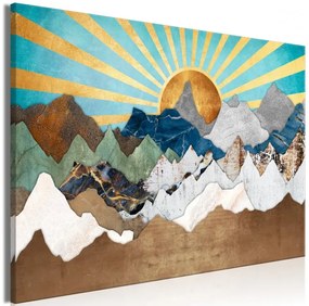 Artgeist Obraz - Morning in the Mountains (1 Part) Wide Veľkosť: 30x20, Verzia: Standard