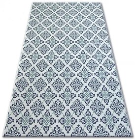 Koberec COLOR 19246/969 SISAL Kvety biely