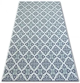 Koberec COLOR 19246/969 SISAL Kvety biely
