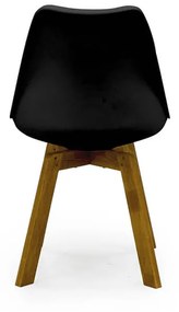 Jedálenská stolička olec čierna MUZZA