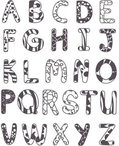 Detské pečiatky StampoMinos - Abeceda veľká