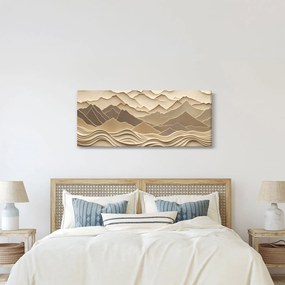 Obraz - 3D línia hôr (120x50 cm)