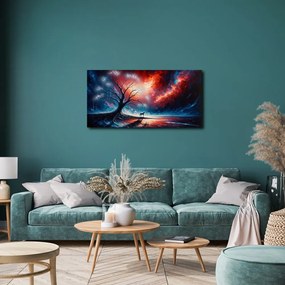 Obraz mystický strom života a kôň