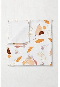 Biela mušelínová detská deka 75x100 cm Boho – Mijolnir