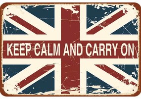 Ceduľa Keep Calm and Carry On