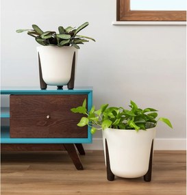 Květináč MOSS ECO III 34 cm kávově hnědý