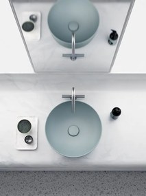GSI, SAND keramické umývadlo na dosku 38x38 cm, biela mat, 903809