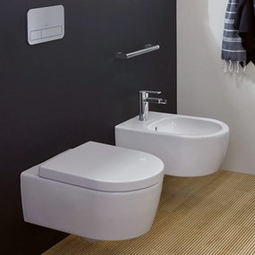 VILLEROY &amp; BOCH ViConnect E200 ovládacie tlačítko dvojčinné, plastové, matný chróm, 92249069