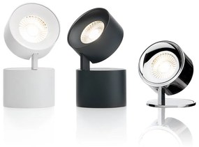 LED2 11508351 KLIP ON stropné bodové nastaviteľné sklopné svietidlo 11W/770lm 3000K chróm/biela