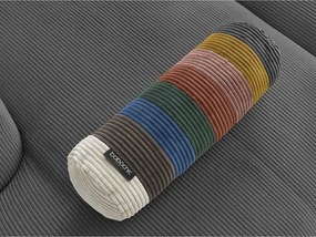 Tmavosivá menčestrová rohová pohovka Belair – Bobochic Paris