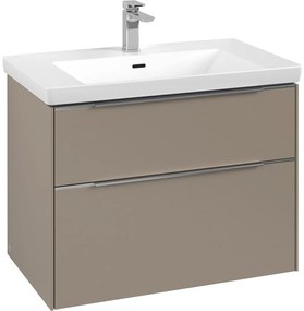 VILLEROY &amp; BOCH Subway 3.0 závesná skrinka pod umývadlo, 2 zásuvky, 772 x 478 x 429 mm, Taupe, C57400VM