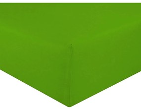 Posteľná plachta jersey zelená kiwi - 60x120cm