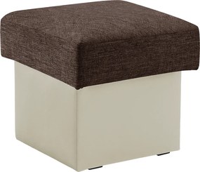 Taburetka T1 - hnedá / béžová