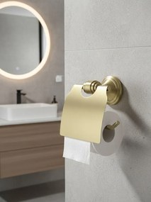 Držiak na toaletný papier REA ARISTO 16101 zlatá brúsená