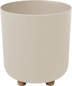 PLASTOVÝ KVETINÁČ TERRA 24X27,5 CM BÉŽOVÁ