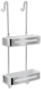 Polička Novaservis Yacore biela/chróm 65575.4, 1 ks