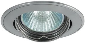 KANLUX Podhľadové flexibilné bodové svietidlo DARW, 1xGX5,3, 50W, 8,2cm, okrúhle, chrómované