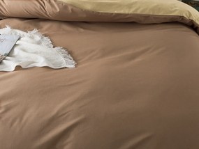 XPOSE® Bavlnené Renforcé obliečky EVITA DUO na dve lôžka  - hnedé/béžové