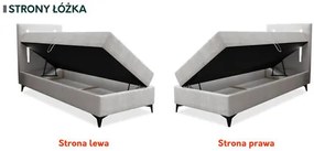 Jednolôžková posteľ 80 cm Hebara 1 (čierna) (s roštom a matracom) (s úl. priestorom) (L). Vlastná spoľahlivá doprava až k Vám domov. 1103562