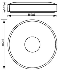 Philips - LED Stmievateľné stropné svietidlo COINER LED/24W/230V 4000K čierna