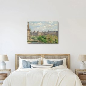 Obraz - Camille Pissarro, Place du Carrousel, Paris, reprodukcia (70x50 cm)