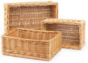 Prútená zásuvka Eske I.š. 19 x hl. 29 x v. 10(cm)