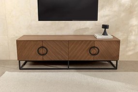 Moderný TV stolík do obývačky Crotone orech 180cm