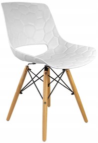 Jedálenská stolička 1 kusy AGA Lars SD-939677 - biela