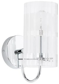 ITALUX MBM1957-1 - Nástenné svietidlo MAX 1xE27/60W/230V chróm