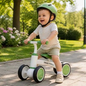 KIK Trike Fix Tiny V2 detské odrážadlo, bielo-zelené