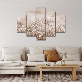 Obraz - Lúka v hnedých tónoch (150x105 cm)