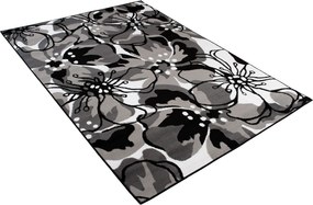 TA Koberec Z907D BLACK MAYA PP EYM Sivý Obdĺžnikový Rozmer: 250x350 cm