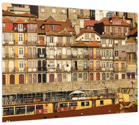 Obraz - Nábrežná štvrť, Portugalsko (70x50 cm)