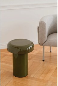 Oceľový okrúhly odkladací stolík ø 40 cm Miko – noo.ma