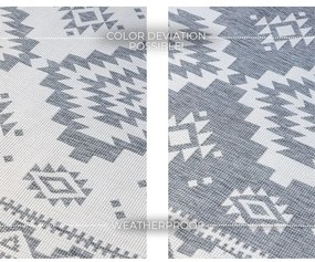 Krémovo-sivý vonkajší koberec 160x230 cm Gemini – Elle Decoration