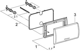 GROHE 37053SH0 - Splachovacie tlačidlo CLASSIC 330 × 190 mm biela