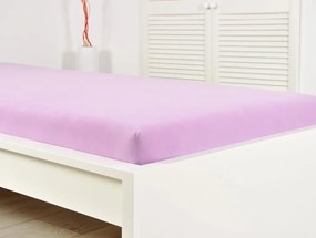 Jersey plachta do detskej postieľky EXCLUSIVE 70x140 cm fialová
