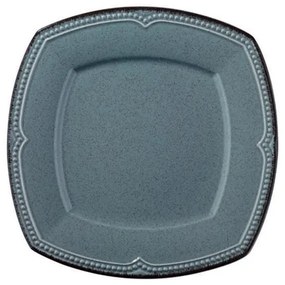 24-dielna jedálenská súprava, modrá/porcelán