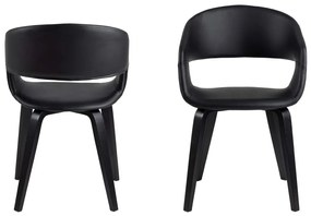 Jídelní židle Nova ekokůže/černá