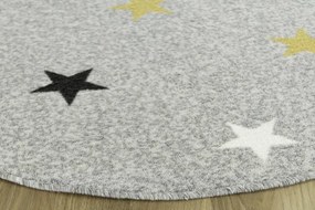 Detský koberec Stars 09 Mix, sivý
