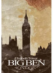 Ceduľa Big Ben Londín 2