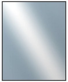 DANTIK - Zrkadlo v rámu, rozmer s rámom 40x50 cm z lišty Hliník čierna (7273250)