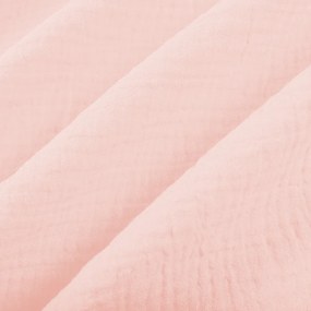 Biante Mušelínová obliečka na vankúš MSN-077 Bledo ružová 45 x 45 cm