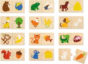 Puzzle Viga 51607 nakŕm zvieratko