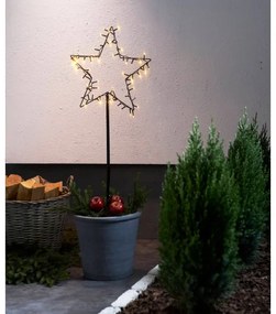 Eglo 411175 - LED Vonkajšia vianočná dekorácia SPIKY LED/3xAA IP44 hviezda