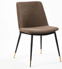 ROSSI DARK BROWN ČALÚNENÁ STOLIČKA brown
