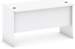Kancelársky písací stôl MIRELLI, 140x80 cm, biela