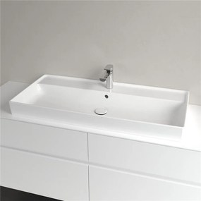 VILLEROY &amp; BOCH Collaro umývadlo na skrinku s otvorom, s prepadom, spodná strana brúsená, 1000 x 470 mm, biela alpská, 4A331G01