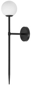 Toolight - nástenná čierna lampa 52cm APP577-1W, čierna, OSW-08755