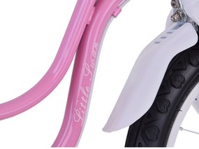 Detský bicykel 14" Little Swan RoyalBaby RB14-18 - ružový